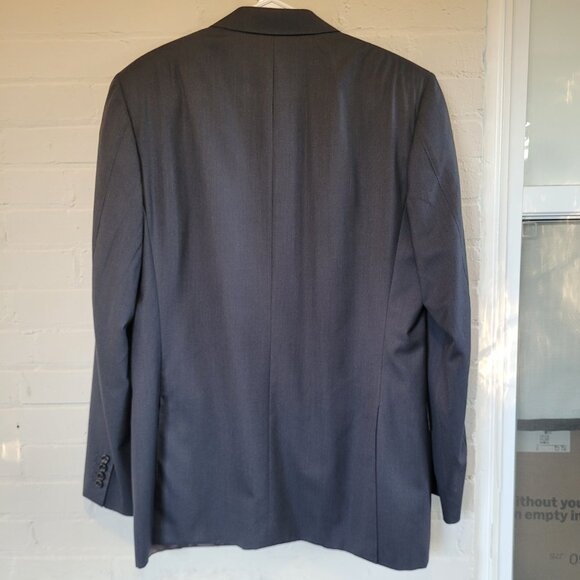 Canali Made in Italy Super 140s Wool Suit Jacket Blazer | EU 54 / US 44L - Picture 7 of 13